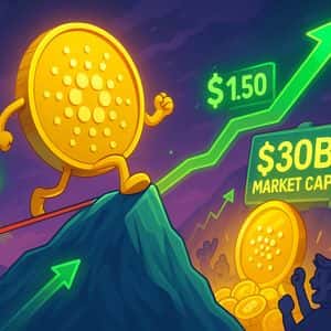 Cardano Climbs 8.7%, Market Cap Tops $30B — Could ADA Break Back Above $1.50 Soon?