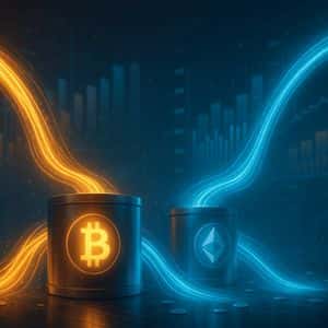 Bitcoin, Ethereum Lead Record $5.95 Billion Inflows Into Crypto Funds