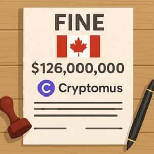 Kanada nakłada rekordową karę na Cryptomus. Czy rynek krypto czeka fala regulacji?