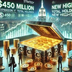 Strategy Expands Bitcoin Treasury: $450 Million Purchase Sends Total Holdings To New Highs