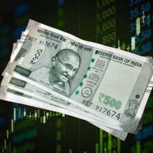 India’s rupee hit a record low of 0.011268 against the dollar