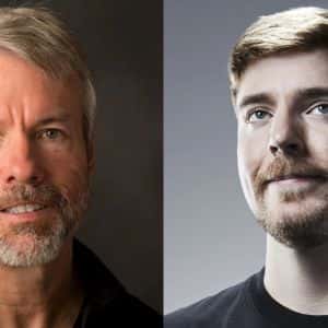 Michael Saylor pitches Bitcoin to MrBeast as AI takes over YouTube content creation