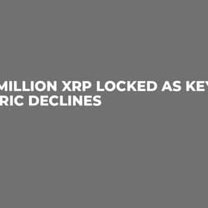 11.7 Million XRP Locked as Key Metric Declines