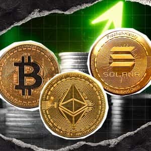 140%, 90%, 100%: Triple-Digits Growth on Bitcoin, Ethereum and Solana