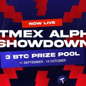 BitMEX Launches Alpha Showdown Trading Competition Featuring 3 BTC Prize Pool and Additional Rewards