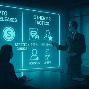 How Crypto Press Releases Compare to Other PR Tactics – And Why Your Strategy Depends on Understanding the Difference