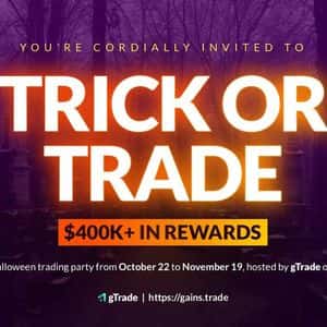 gTrade Unveils $400,000 “Trick or Trade” Halloween Contest on Arbitrum