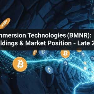 What are BitMine Immersion Technologies’ (BMNR) crypto holdings and market position as of late 2025?