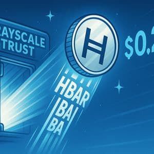 HBAR Jumps as Grayscale Plans Hedera Trust — Could Hedera Rally Toward $0.25 Soon?