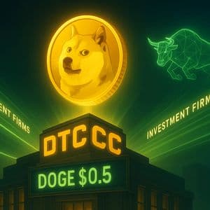 21Shares Launches Dogecoin ETF on DTCC — Could DOGE Break $0.50 With Institutional Flows?