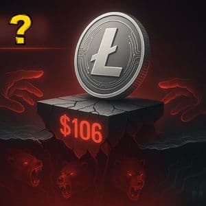 Litecoin Risks Breaking $106 Support — Will Bears Drag LTC Back to Double Digits?