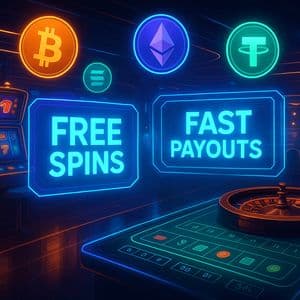 Top 6 Licensed Crypto Casinos with Free Spins and Fast Payouts
