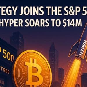 Saylor’s Strategy Ready to Join S&P 500: Bitcoin Rally Pushes $HYPER Past $14M