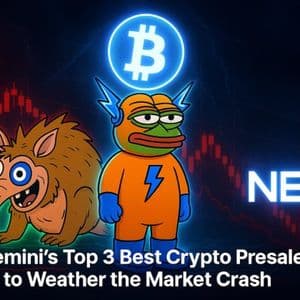 Gemini Picks 3 Best Crypto Presales to Weather the Market Crash