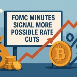 FOMC Minutes Signal More Possible Rate Cuts as Bitcoin Continues to Climb