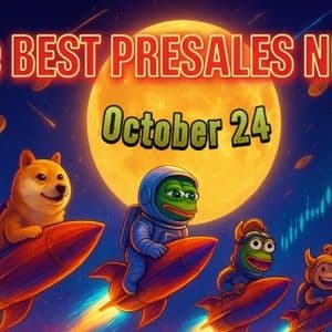 Best Presales Live News Today: Latest Updates on Early Crypto Projects with 10x Potential (October 24)