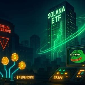 Solana ETFs Are Green Despite Hawkish Fed: Promising Altcoins Like PEPENODE Amp Up