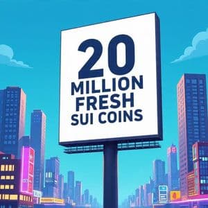 20 Million New SUI Tokens Push Treasury To New High – Details