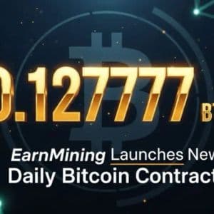 0.12777 BTC: EarnMining Launches Daily Passive Income Bitcoin Contract
