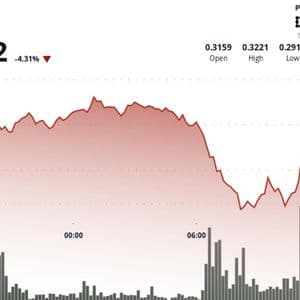 Stellar Lumen's XLM Token Down 6% Amid Heavy Sell Pressure