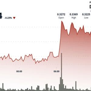 XLM Gains 2.3% to $0.3314 as Payment Networks Drive Institutional Interest