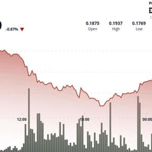 Dogecoin Slides 5.5% as $0.1940 Support Cracks on Volume Spike