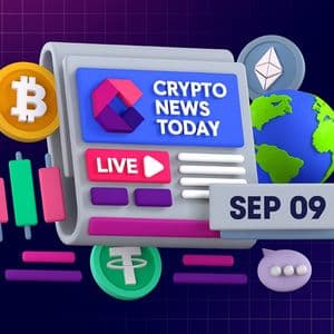[LIVE] Crypto News Today: Latest Updates for Sept. 9, 2025 – AI Tokens Lead Crypto Market Rally With 14% Surge, Worldcoin Jumps 55%