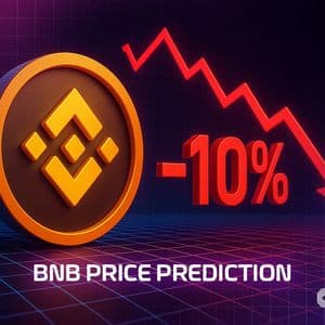 BNB Price Prediction: BNB Price Crashes 10% in a Week – Is a Drop Below $1000 Next?