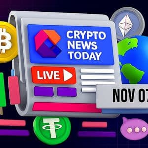 [LIVE] Crypto News Today: Latest Updates for Nov. 07, 2025 – Filecoin and Arweave Lead DePIN Surge as Bitcoin and ETH Drift Lower