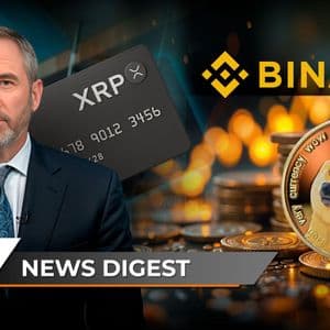 Ripple CEO Presents His XRP Credit Card, BlackRock Buys Ethereum Dip, 500 Million Dogecoin Stun Binance — Crypto News Digest