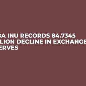 Shiba Inu Records 84.7345 Trillion Decline in Exchange Reserves