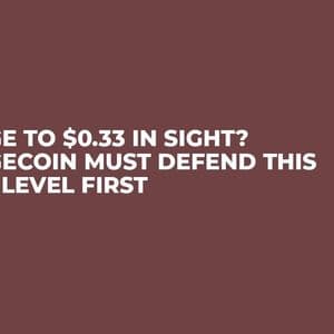 DOGE to $0.33 in Sight? Dogecoin Must Defend This Key Level First