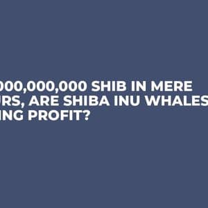 158,000,000,000 SHIB in Mere Hours, Are Shiba Inu Whales Taking Profit?