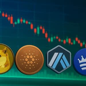 Dogecoin, Cardano, Arbitrum Among Top Losers—Biggest Slump Across Mid/Low Market Caps