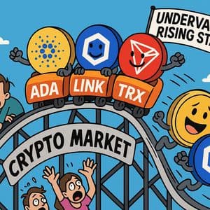 Best Altcoins to Buy Now — ADA, LINK and TRX Flagged as Undervalued Rising Stars