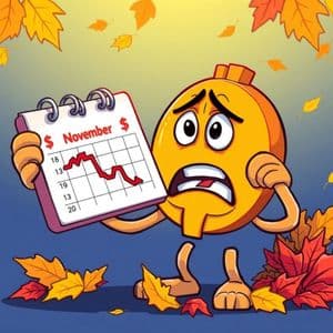 Bitcoin’s November Returns: Shocking -6.5% Drop Defies Historical Trends