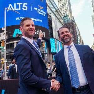 Trump Inc.’s $5.4 Billion Digital Coin Hit By Market Turbulence