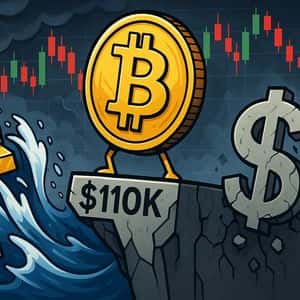 Dollar Weakens as Gold & Silver Surge, Bitcoin Pauses — Will BTC Defend $110K or Slide Lower?