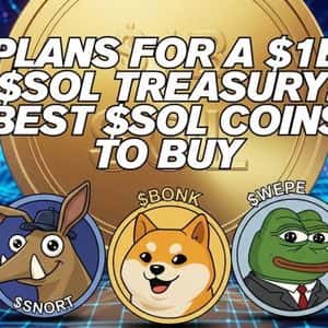 Institutions Plan a $1B $SOL Treasury: Which Are the Best Solana Coins To Buy?