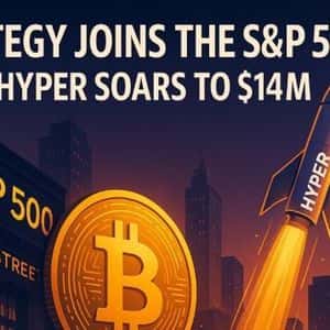 Saylor’s Strategy Ready to Join S&P 500: Bitcoin Rally Pushes $HYPER Past $14M