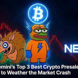 Gemini Picks 3 Best Crypto Presales to Weather the Market Crash