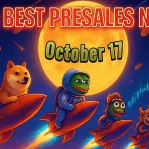 Best Presales News Live Today: Latest Updates on Early Crypto Projects with 10x Potential (October 17)