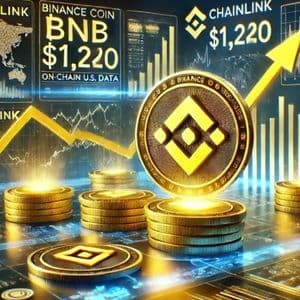 BNB Price Hits $1,240 Record High: Partners With Chainlink For On-Chain US Economic Data