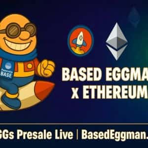 Ethereum Holders Eye Based Eggman $GGs Presale as Top Crypto Presales Gain Institutional Attention