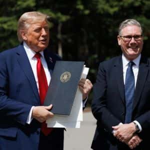 Trump meet with UK Prime Minister Keir Starmer at Chequers on Thursday to discuss trade, tech, and global conflicts