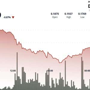 Dogecoin Slides 5.5% as $0.1940 Support Cracks on Volume Spike
