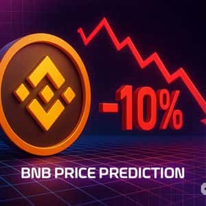 BNB Price Prediction: BNB Price Crashes 10% in a Week – Is a Drop Below $1000 Next?
