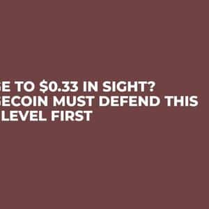 DOGE to $0.33 in Sight? Dogecoin Must Defend This Key Level First