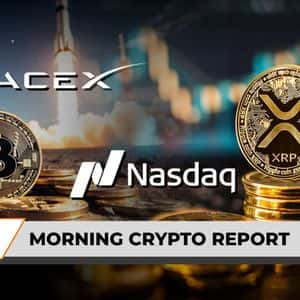 Morning Crypto Reports: Elon Musk's SpaceX Resumes Strange Bitcoin Activity, XRP Ticker Debuts on Nasdaq, US-China Talks Trigger $824,470,000 Crypto Liquidation...