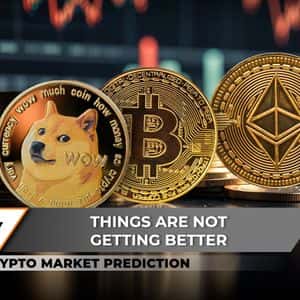 Crypto Market Prediction: Dogecoin (DOGE) Death Cross Confirmed, Bitcoin (BTC) Fights $500 Million Sell Wall, Ethereum (ETH) Price Recovery Here?